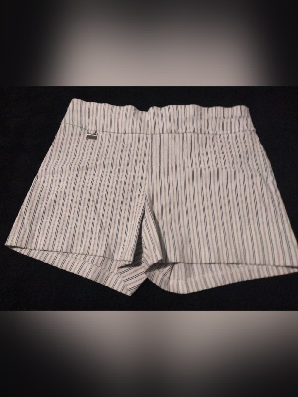 ♥️3/$15 Striped White and Navy Women's Tailored Shorts